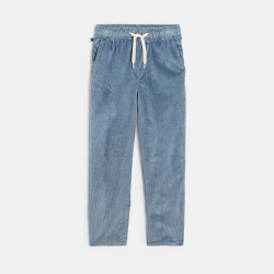 ينطلون (سروال) من المخمل، باللون الأزرق للفتيان.